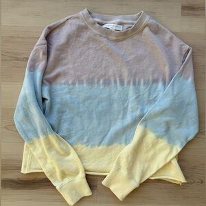 Spiritual Gangster Multi Color Crop Sweatshirt